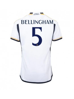 Billige Real Madrid Jude Bellingham #5 Hjemmedrakt 2023-24 Kortermet
